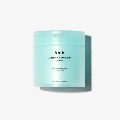 ABIB 阿彼芙  Green LHA Pore Pad Clear Touch (Renewal) 阿彼芙 (新版升級) 綠色魚腥草 LHA 毛孔防粉刺暗粒角質護理爽膚棉片 230ml 70片